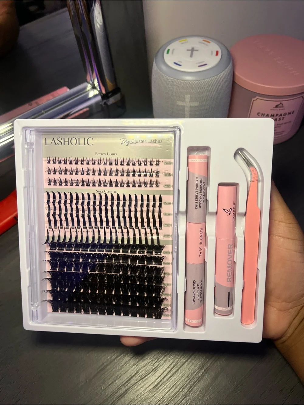 Lasholic DIY Lash Kit – Pink
